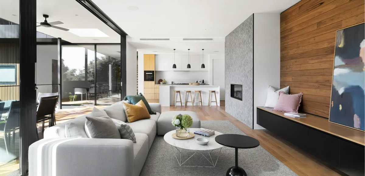 Vivienda luminosa con cocina conectada al espacio de día